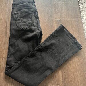 Hollister Mid-Rise Black Flare Jeans